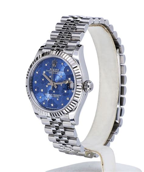 rolex flower dial 31|rolex datejust 31 blue dial.